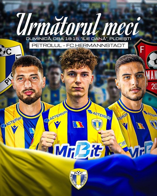 Spre a treia victorie consecutivă. Bilete pentru meciul Petrolul - Hermannstadt