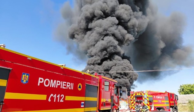 Incendiul uriaș de luni, de la Băicoi, ar fi fost declanșat de căldura soarelui. Concluziile pompierilor