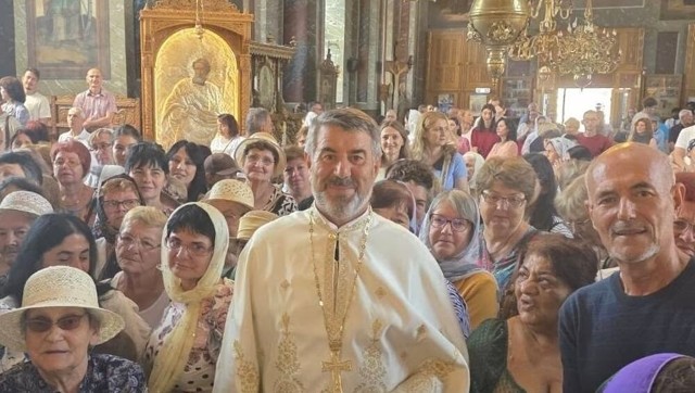 Ultima slujbă a părintelui Eugen Florea, de la Biserica „Sf. Vineri” Ploiești