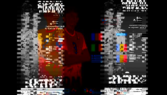 Hai, România! Turneul de calificare pentru Campionatul European U18 la volei începe vineri seară, la Ploiești