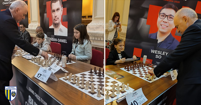 Ocazie unică. Melania Grigore şi Sophia Matală au jucat meciuri demonstrative cu Garry Kasparov la Super Chess Classic România