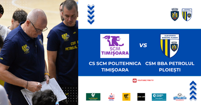  Start în Cupa României. SCM Timișoara-CSM BBA Petrolul Sâmbătă Ora 18.00