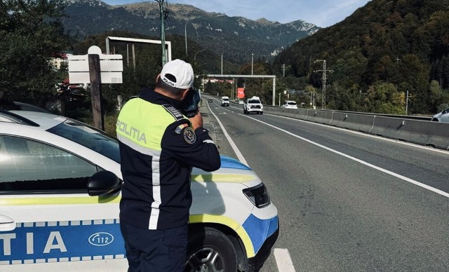 Acțiune rutieră de amploare în derulare, pe DN1, în Prahova și Brașov