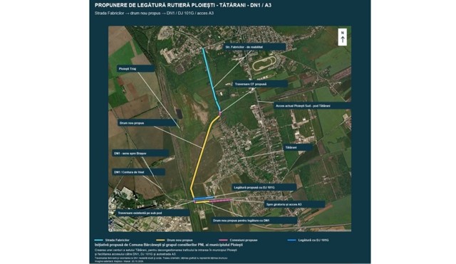 Soluție împotriva aglomerației de la intrarea în Ploiești dinspre București. Primarul comunei Bărcănești propune realizarea unei alternative la ruta actuală prin Tătărani