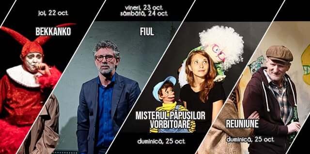 Spectacolele Teatrului „Toma Caragiu”, în perioada 19 – 25 octombrie