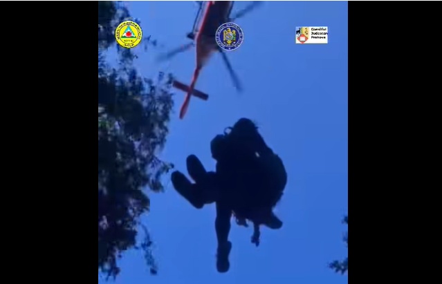 O altă misiune de salvare. Două persoane blocate într-o zonă periculoasă, pe Vâlcelul Clăiței
