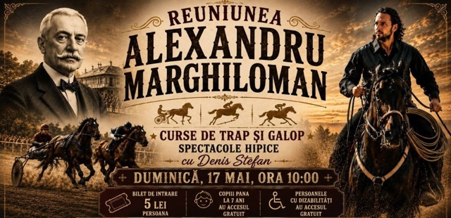 Duminică sunteți așteptați la Hipodrom. Curse de trap și galop în cadrul Reuniunii Hipice „Premiul Alexandru Marghiloman”