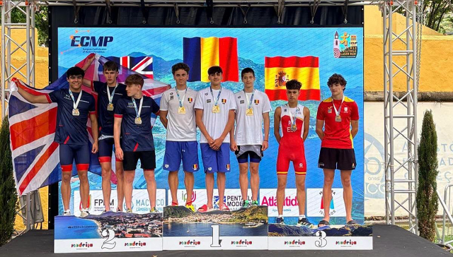 Aur în apă. Fabian Păun a devenit campion european cu echipa României