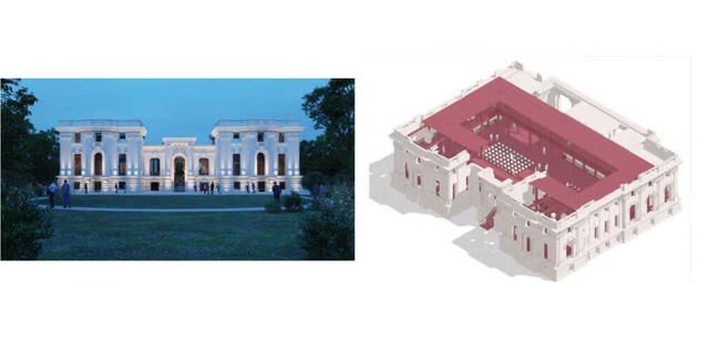 Proiectul de restaurare a palatului „Micul Trianon” de pe Domeniul Cantacuzino intră în linie dreaptă