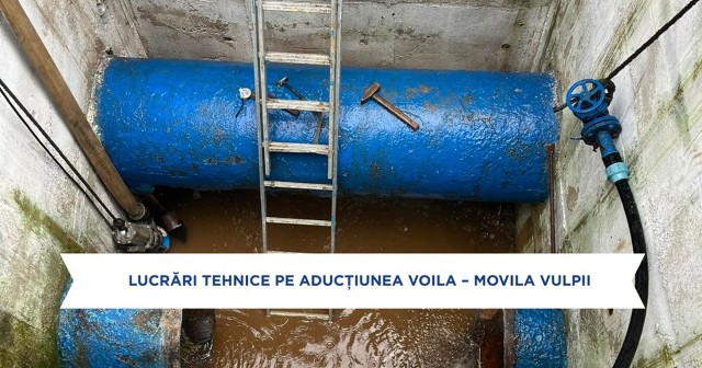 ESZ Prahova: Lucrări tehnice pentru funcționarea optimă a aducțiunii Voila - Movila Vulpii (comunicat de presă)