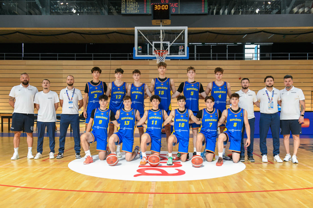 Participare notabilă. România a încheiat pe locul 6 la FIBA EuroBasket – Division B