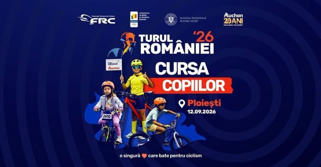 TURUL ROMÂNIEI. Cursă dedicată copiilor, pe 12 septembrie, în centrul Ploieștiului. Fiecare participant va fi premiat