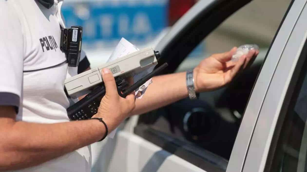 Șoferiță oprită în trafic, pe DN 1A. Avea 1,44 mg/l alcool pur în aerul expirat