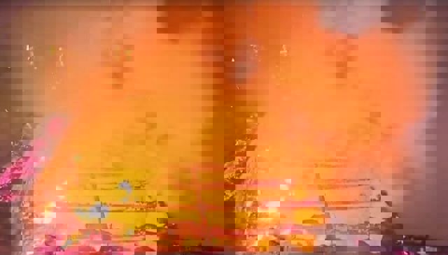 Un incendiu a distrus o gospodărie întreagă, marți seară, la Bănești