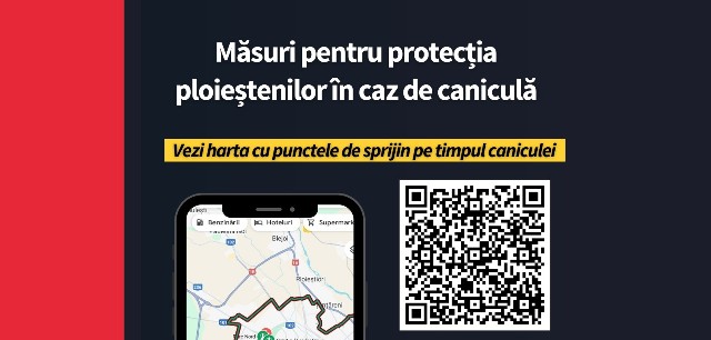 Recomandări și măsuri pentru perioada de caniculă în municipiul Ploiești!