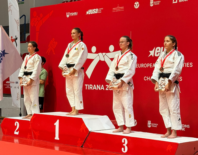 Performanță pe tatami. Aur pentru Vanessa Tolea la Campionatele Europene Universitare pentru Sporturi de Luptă